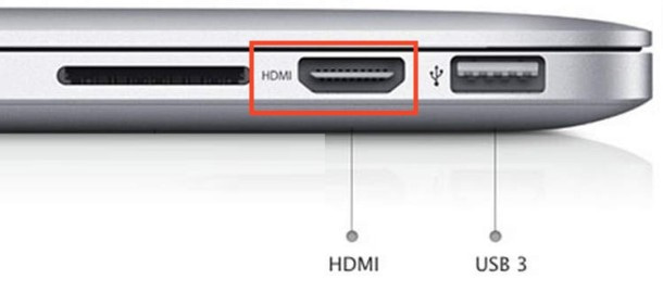 macbookpro HDMI接続