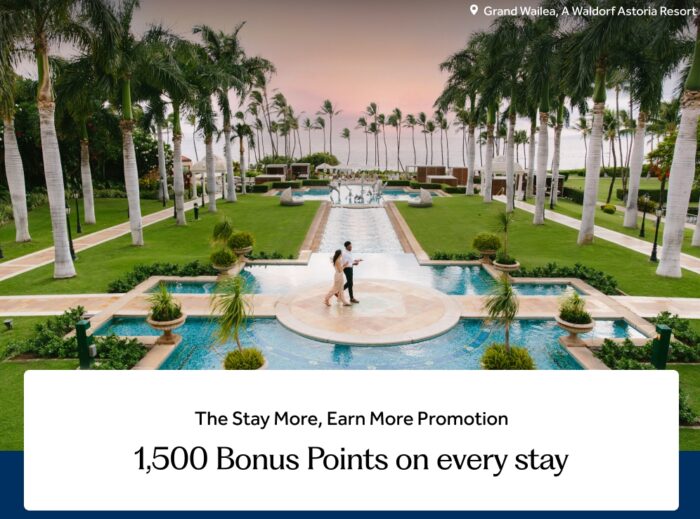 1500 Bonus points on every stay