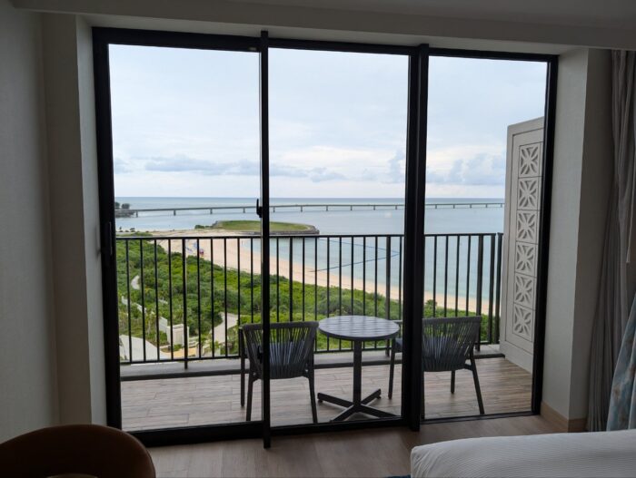 部屋からの景色。