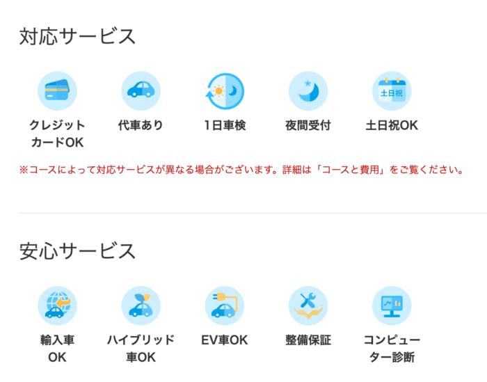 対応サービス一覧