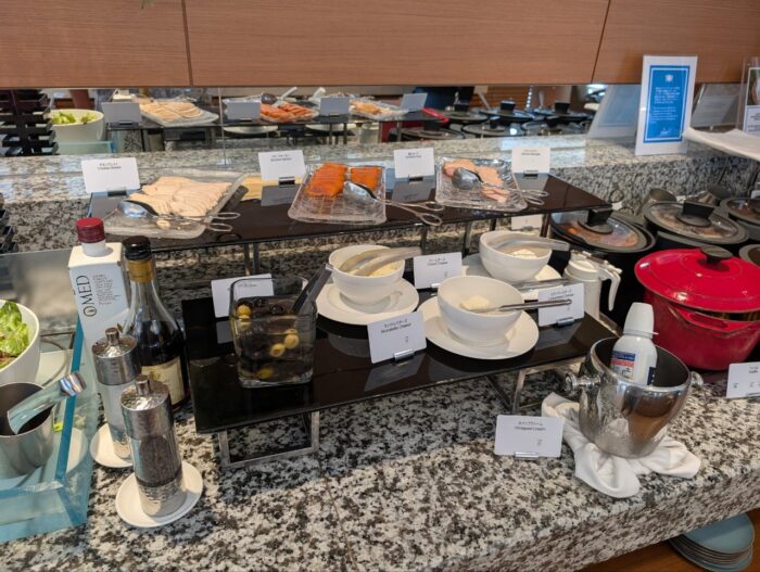 エグゼクティブラウンジ朝食
