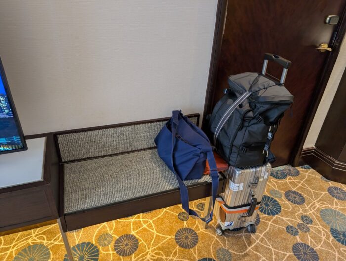 荷物置き場。