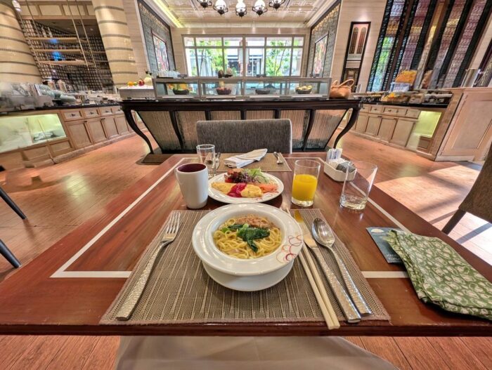 マンダリンオリエンタルクアラルンプール朝食