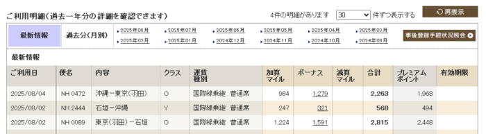 利用明細