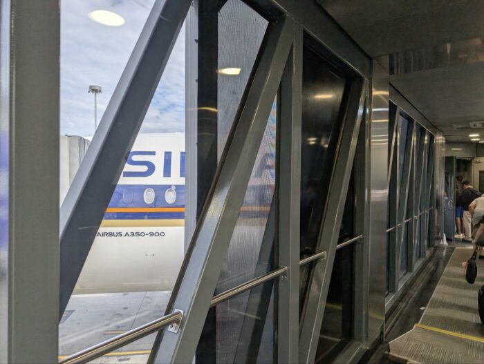 シンガポール航空搭乗開始。その4