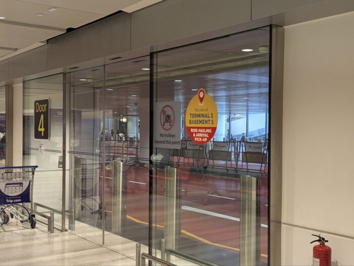 チャンギ空港ライドシェアピックアップポイント